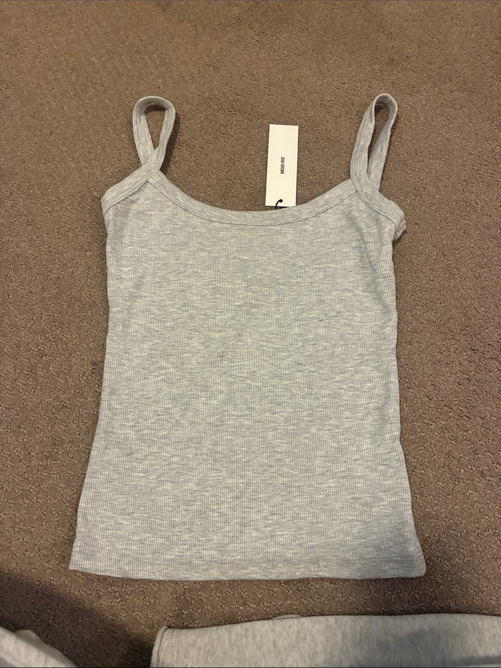 NWT XS/S Joah brown tank top